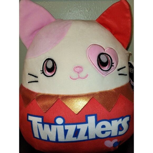 Squishmallow 2022 Twizzlers Scented Valentines Day Karina The Cat 12" Brand New - Picture 9 of 9